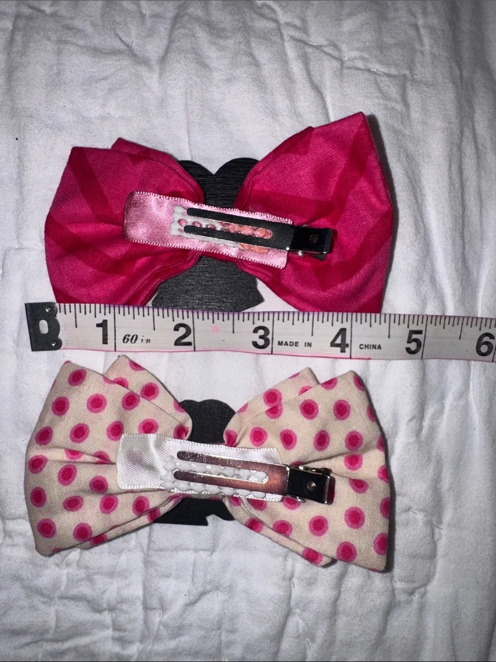Valentine vintage hair bows